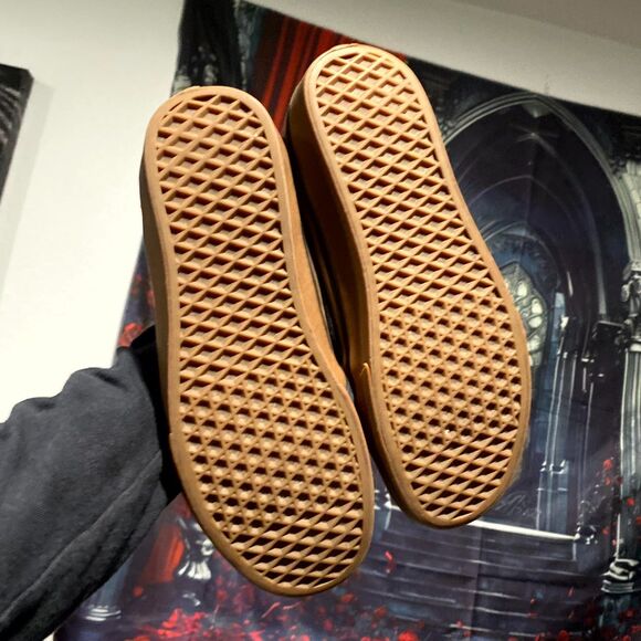 Vans Sk8-Hi Reissue Unisex M9.5/W11 Black Canvas Athletic Skate Sneaker Shoes - Picture 5 of 6